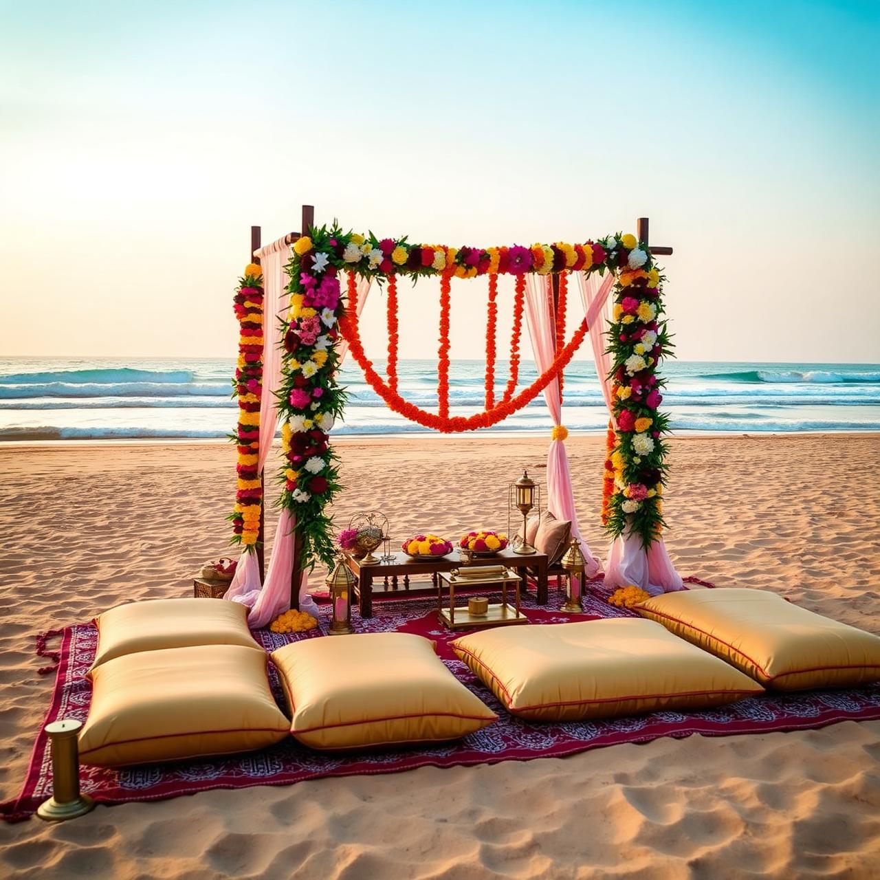 Real Chennai beach wedding